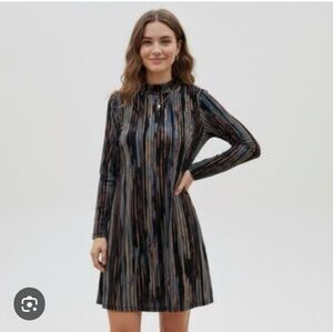 BCBGeneration Multicolor Striped Dress XS